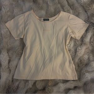 bonjour dc embroidered tshirt ໒꒱